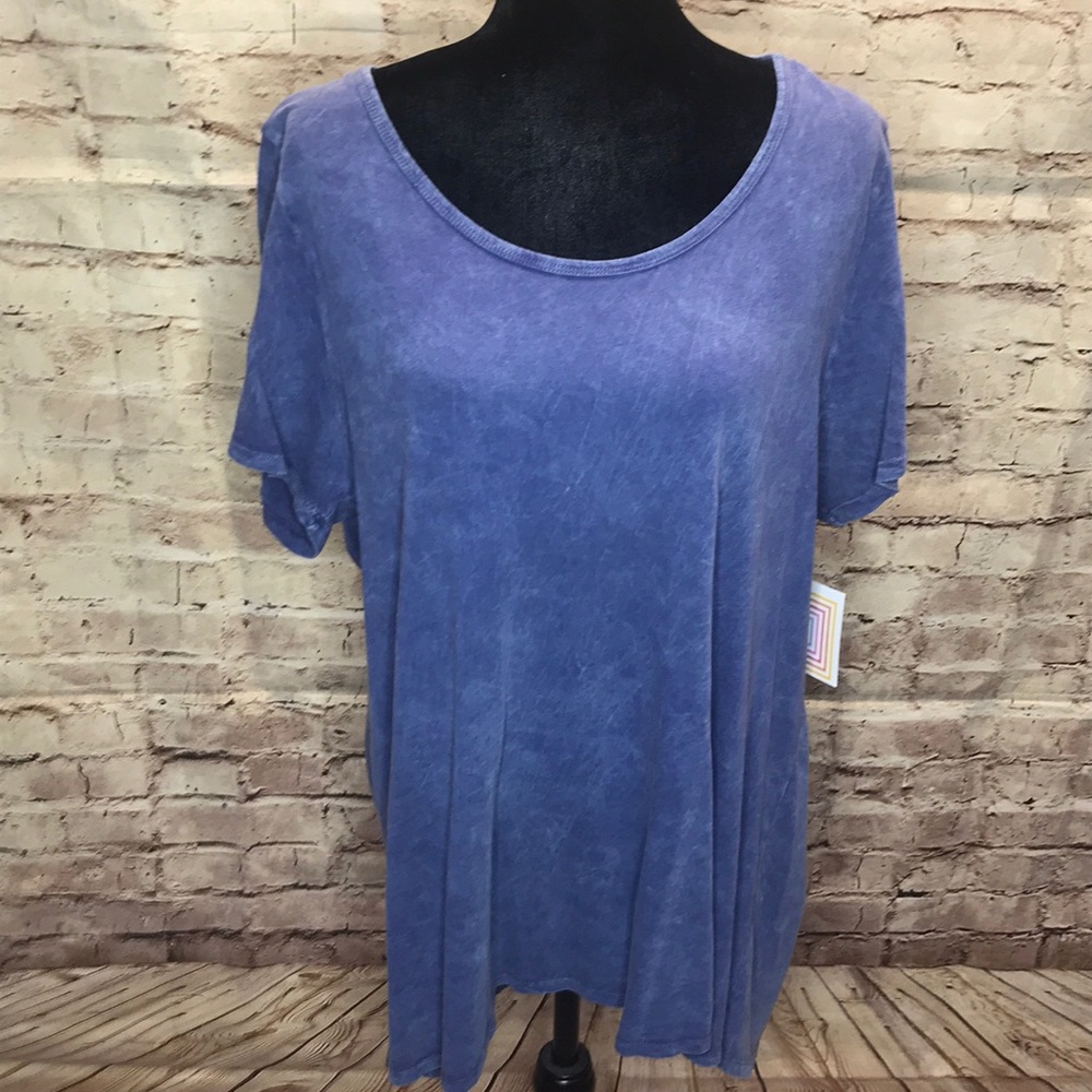 NWT LuLaRoe Classic T 3XL Periwinkle stonewashed